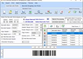 Warehouse Stock Barcode Label Maker screenshot