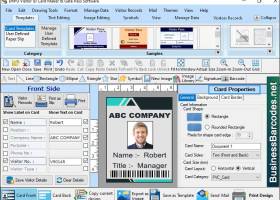 Customized Visitor ID Card Maker screenshot