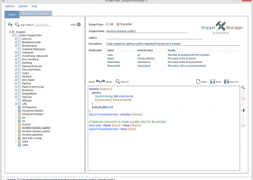Powershell Snippet Manager and Injector screenshot