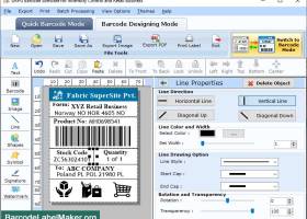 Retail Barcode Label Application screenshot