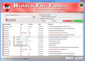 Hidden File Finder screenshot
