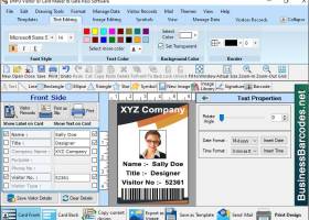 Printing Compatible Visitor Card Maker screenshot