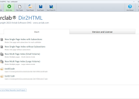 Arclab Dir2HTML Free screenshot