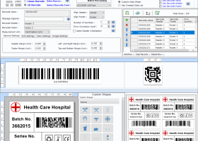 Medical device labels maker software screenshot