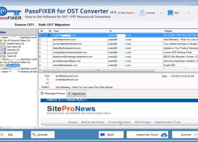 PassFixer for OST to PST Converter screenshot