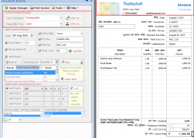 Gujarati Invoice Software screenshot