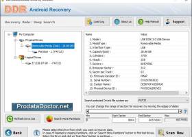 Android File Restore Program screenshot