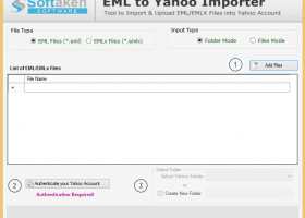 Softaken EML to Yahoo Mail screenshot