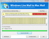 Convert Windows Mail to Mac Mail screenshot