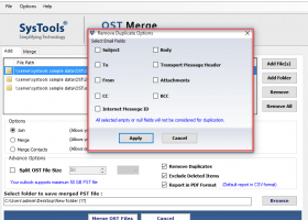 Merge Multiple OST Files screenshot