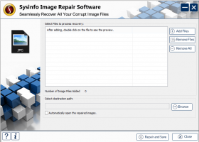 SysInfoTools Image Repair Software screenshot