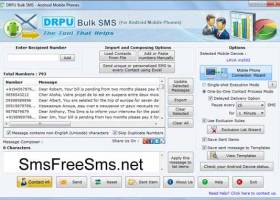 SMS Software for Android Mobile screenshot