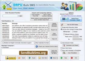 Android Mobile Bulk SMS Software screenshot