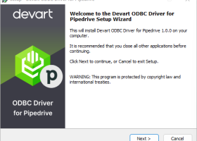 Pipedrive ODBC Driver by Devart screenshot