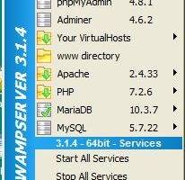 WampServer 64-bit screenshot