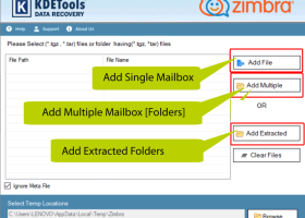 Zimbra to Outlook Converter screenshot
