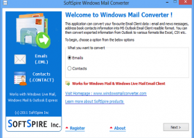 Software4Help Windows Mail Converter screenshot