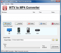WTV to MP4 screenshot
