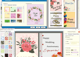 Greeting Cards Printing Application screenshot