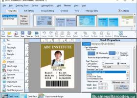 Student ID Card Templates Software screenshot