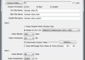 EasyFLV Web Video Encoder screenshot