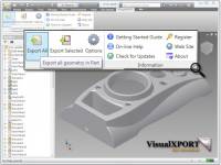 VisualXPORT for Inventor x64 screenshot