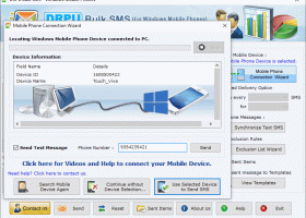 Excel SMS Sending Software for Windows screenshot