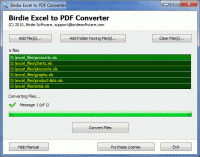 Export Excel to PDF screenshot