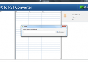 Gain Tools DBX to PST Converter screenshot