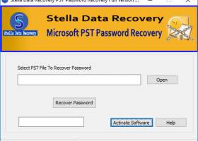 Unlock PST Password screenshot