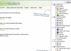 Zend Studio screenshot