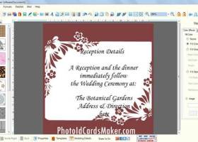 Wedding Cards Maker Program screenshot