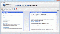 Outlook OST to NSF Converter screenshot