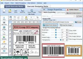 Generate Code-128 Barcode Software screenshot