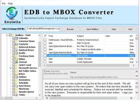 EDB to MBOX Converter screenshot