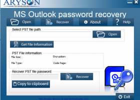 PST Password Recovery screenshot