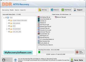 Windows NTFS Recovery Software screenshot
