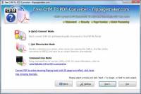 FlipPageMaker CHM to PDF screenshot