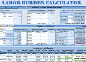 Hourly Cost Calculator screenshot