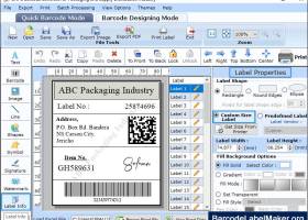 Packaging Barcode Maker Software screenshot
