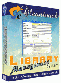 Cleantouch Library Management System screenshot