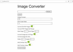 ASP.NET Image Converter SDK Component screenshot