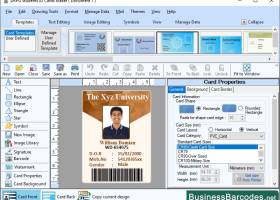 Printing Compatible Id Card Software screenshot