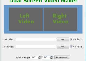 Dual Screen Video Maker screenshot