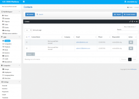 PHP CRM Platform screenshot