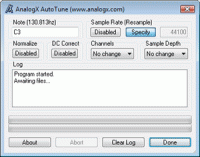 AnalogX Autotune screenshot