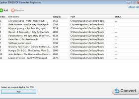 Epubor ePub to PDF Converter screenshot