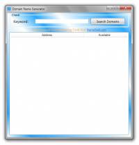Domain Name Generator screenshot