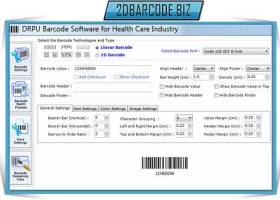 Barcode Maker Software for Pharmacy screenshot