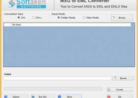 Softaken MSG to EML Converter screenshot